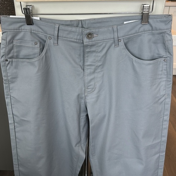 Calvin Klein Slim Fit Stretch Grey Pants Men Size 34 x 32 - Picture 13 of 16